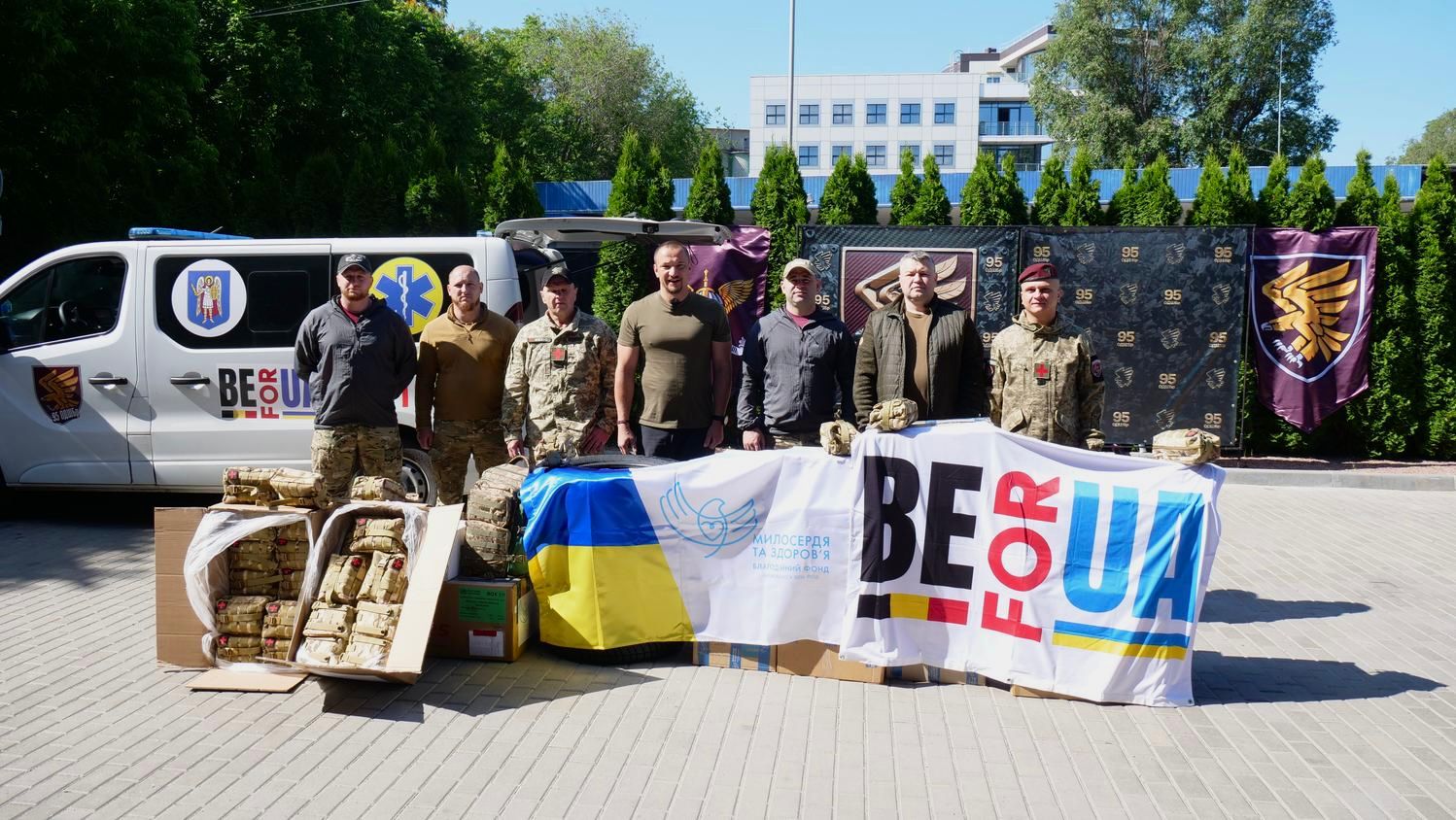 The "Mercy and Health" Foundation donated an ambulance to the 95th Brigade of the Airborne Forces — photo 1